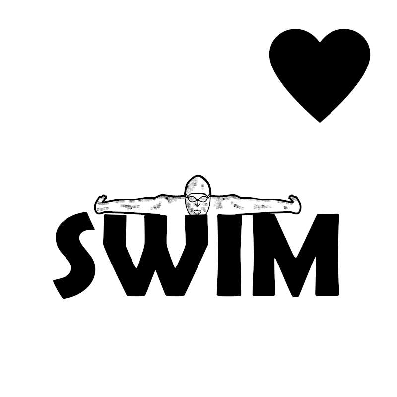 Cooles Schwimmer tshirt